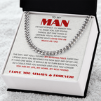 To My Man/ My Missing piece/Cuban Link Chain Gift