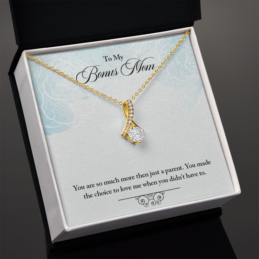 To My Bonus Mom-Alluring Beauty Necklace