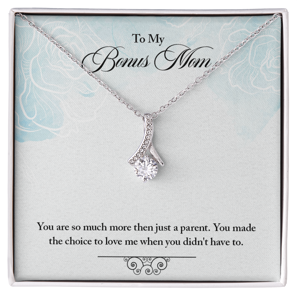 To My Bonus Mom-Alluring Beauty Necklace