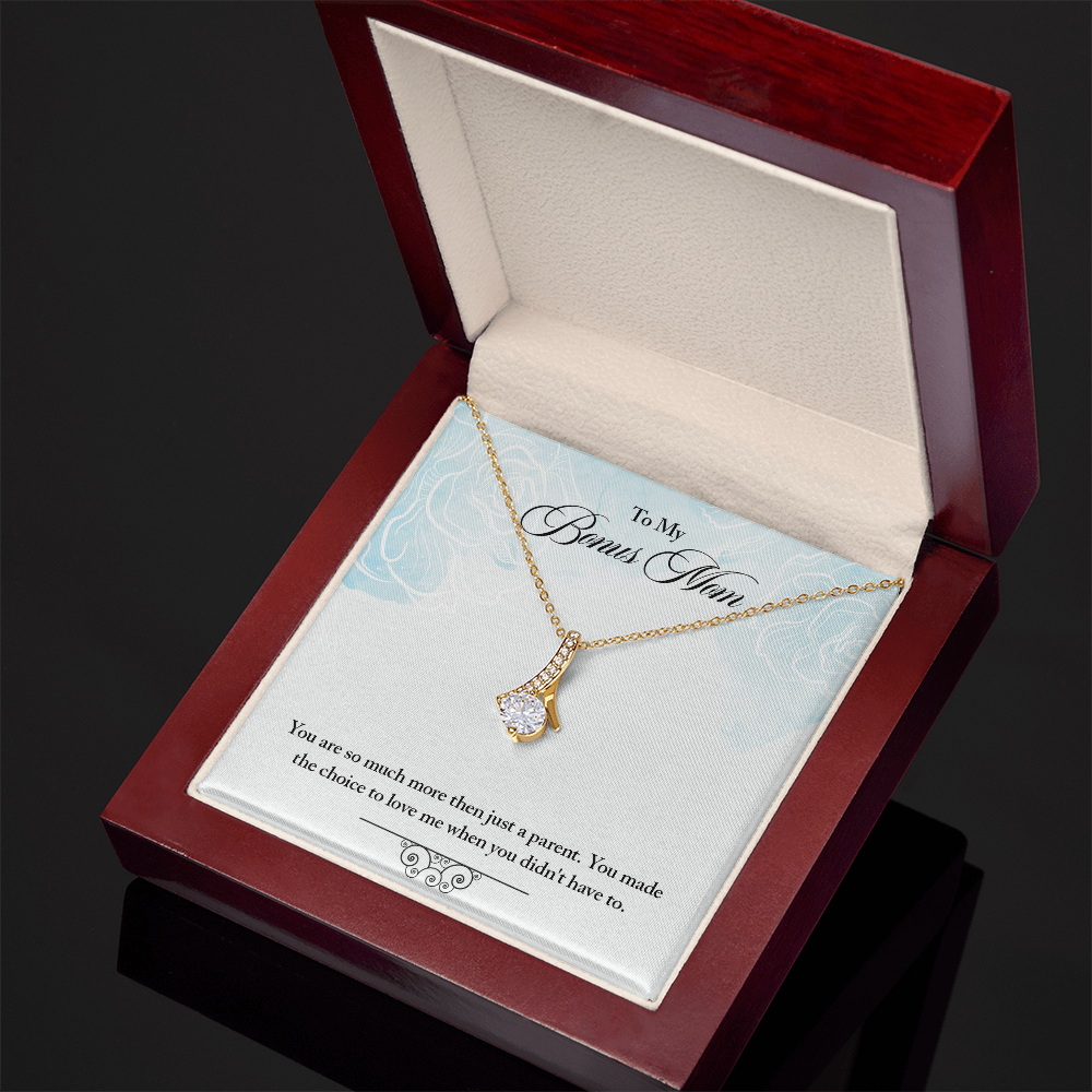 To My Bonus Mom-Alluring Beauty Necklace