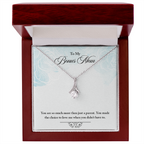 To My Bonus Mom-Alluring Beauty Necklace