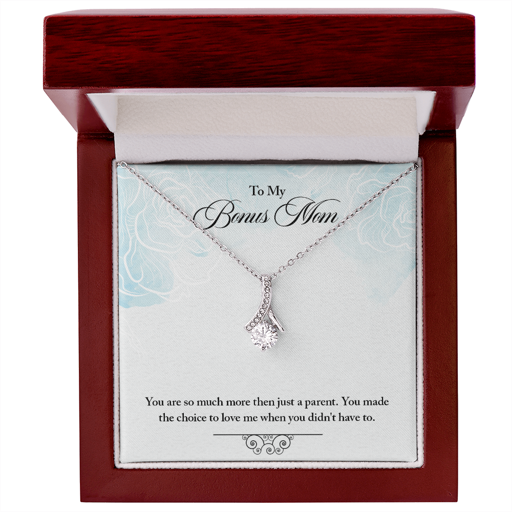 To My Bonus Mom-Alluring Beauty Necklace