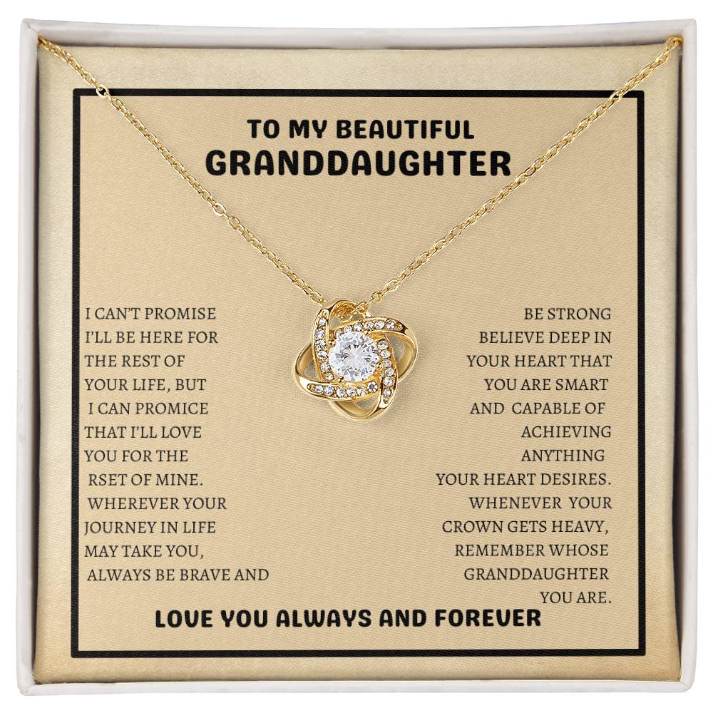 To My Beautiful Granddaughter