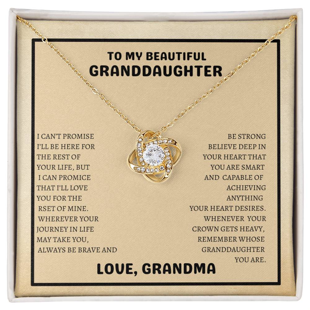 To My Beautiful Granddaughter