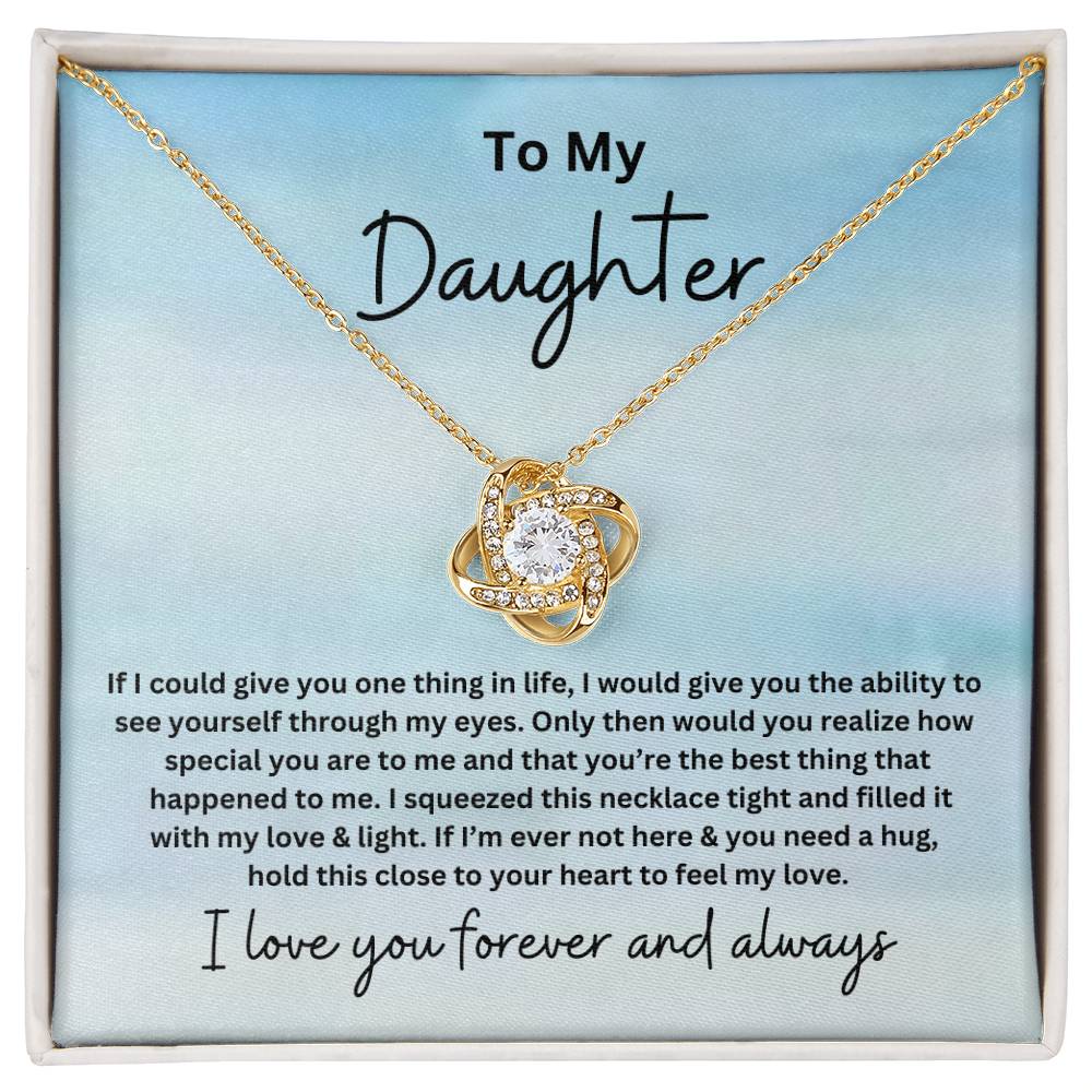 To My Daughter Necklace