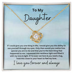 To My Daughter Necklace