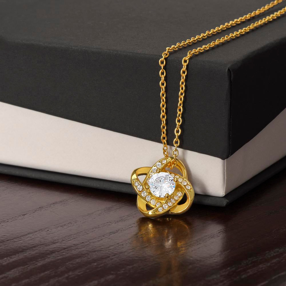 Beautiful Wife – Love Knot Necklace, A Gift of Forever Love