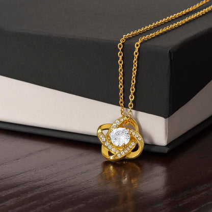 Beautiful Wife – Love Knot Necklace, A Gift of Forever Love
