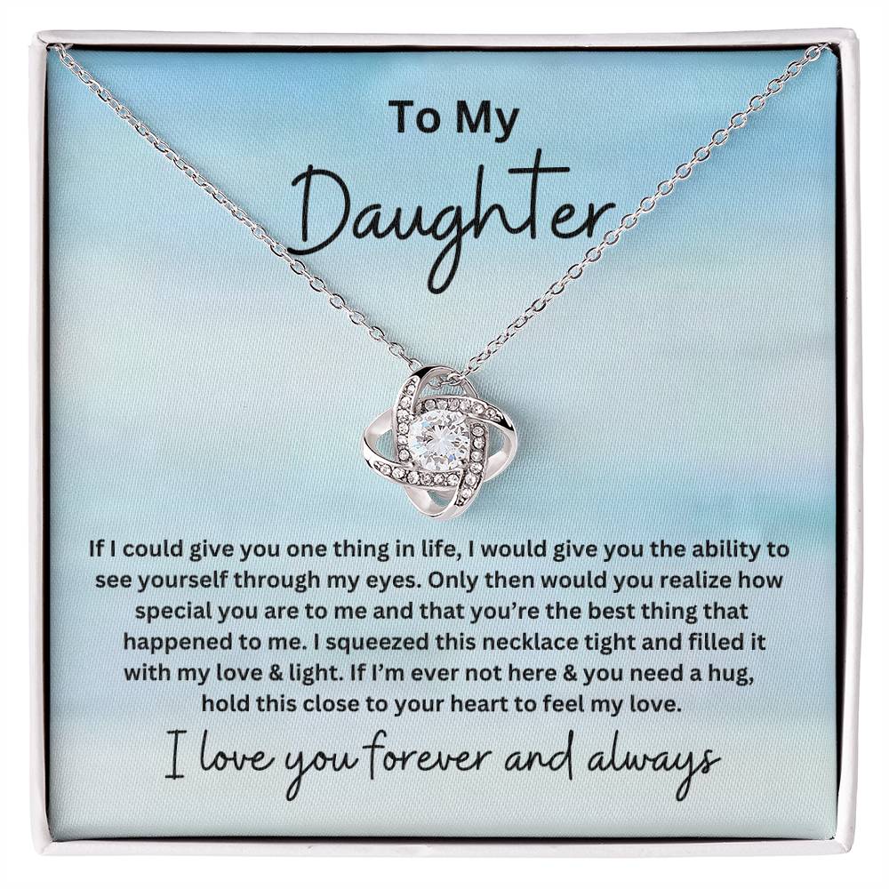 To My Daughter Necklace
