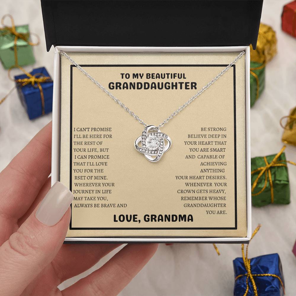 To My Beautiful Granddaughter