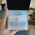 To My Daughter Necklace