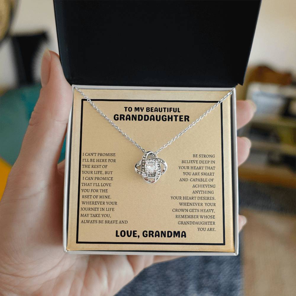 To My Beautiful Granddaughter