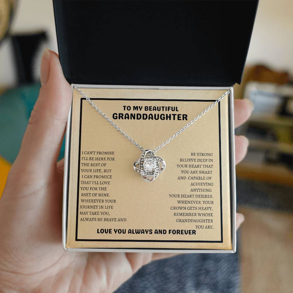 To My Beautiful Granddaughter