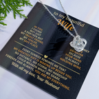 Beautiful Wife – Love Knot Necklace, A Gift of Forever Love