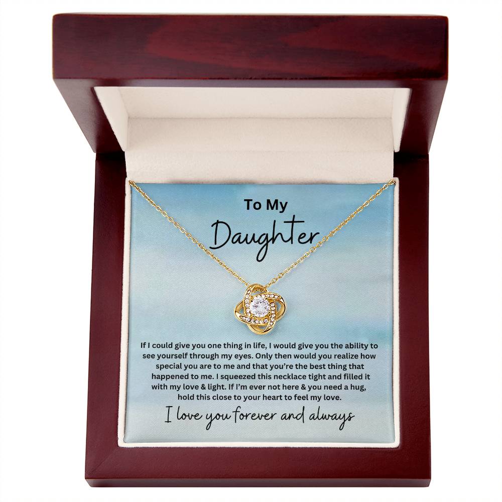 To My Daughter Necklace