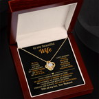 Beautiful Wife – Love Knot Necklace, A Gift of Forever Love