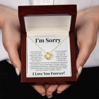 Apology Gift For Her-I'm Truly sorry-Love Knot Necklace