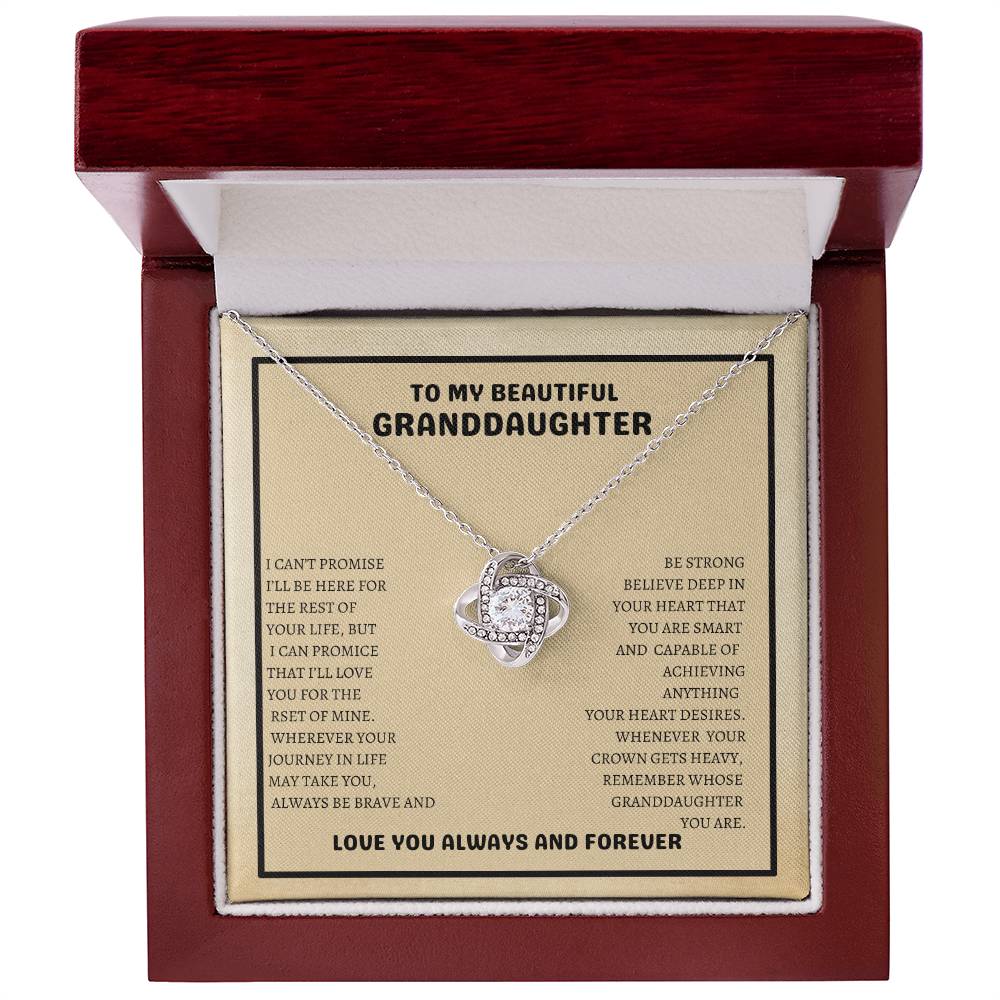 To My Beautiful Granddaughter