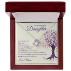 To My Daughter - Love Knot Necklace