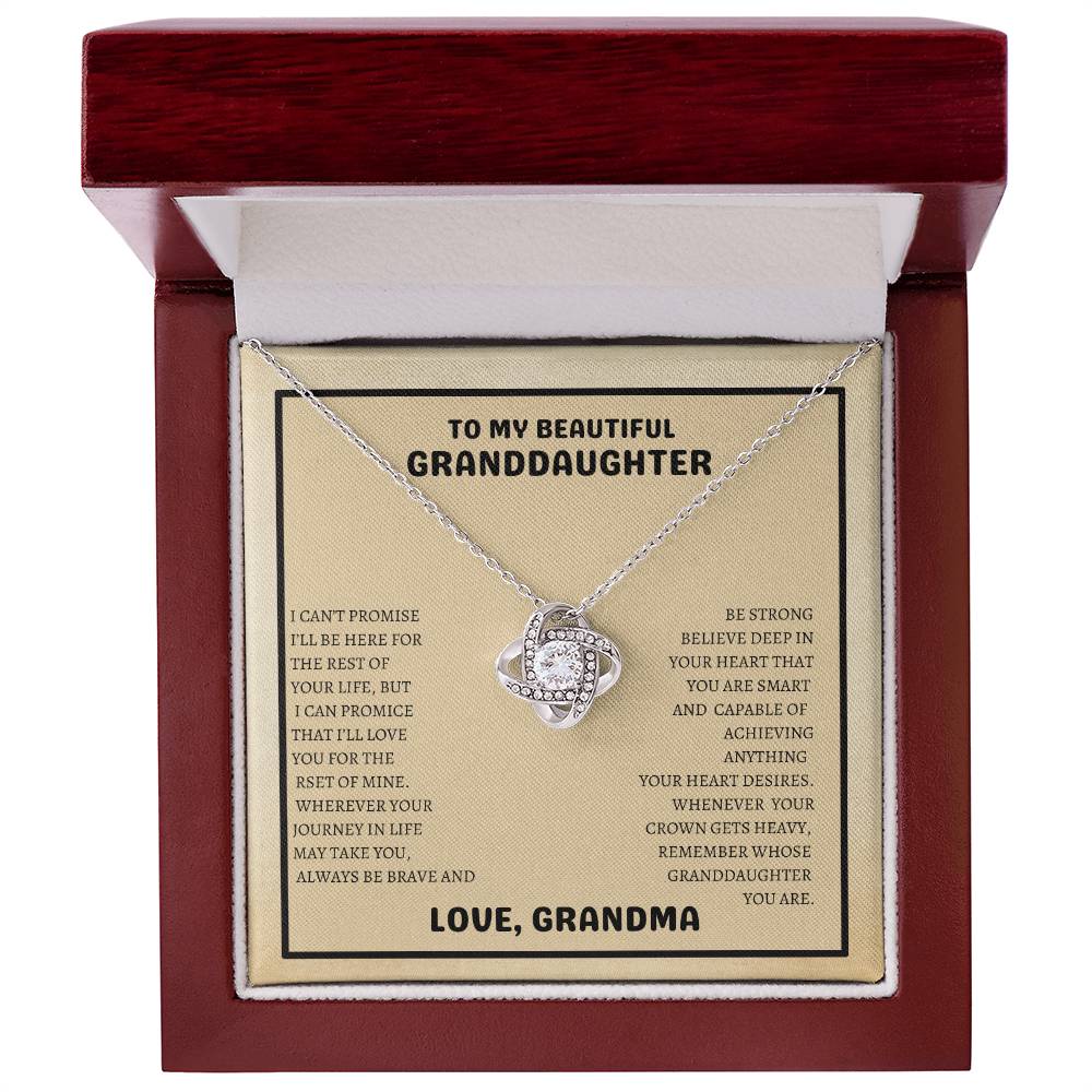 To My Beautiful Granddaughter