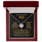 Beautiful Wife – Love Knot Necklace, A Gift of Forever Love