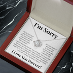 Apology Gift For Her-I'm Truly sorry-Love Knot Necklace