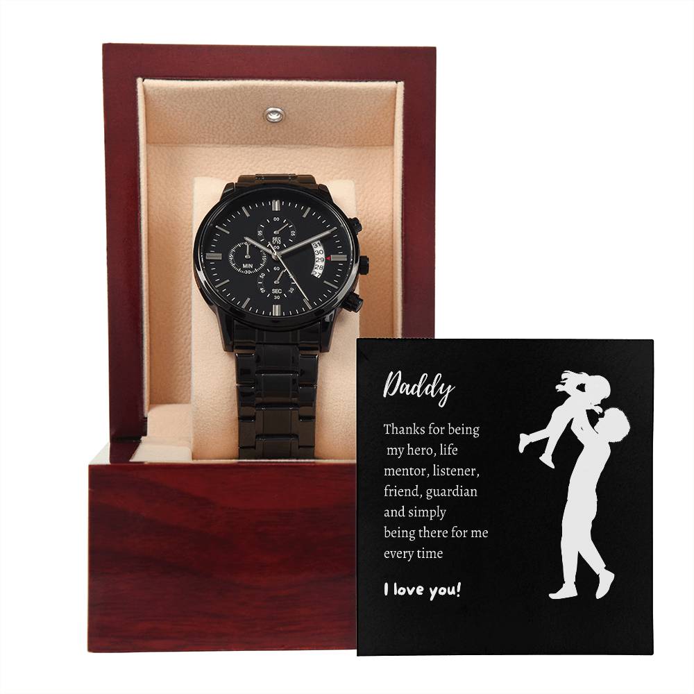 To My Daddy Gift Watch
