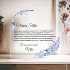 Minha Filha Coracao de Acrilica