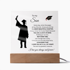 To My Son-Graduation-Acrylic Plaque