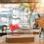 To MY Daughter-Beautiful Chapter-Acrylic Plaque