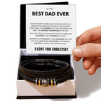 Best Dad Ever- Love You Forever Bracelet