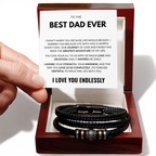 Best Dad Ever- Love You Forever Bracelet