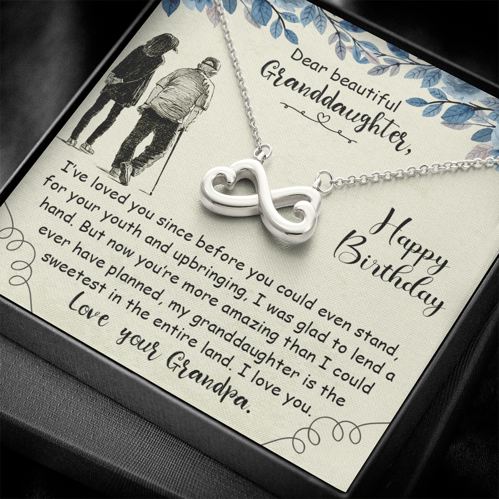 Dear Beautiful Granddaughter - Endless Love Necklace