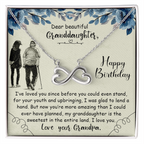 Dear Beautiful Granddaughter - Endless Love Necklace