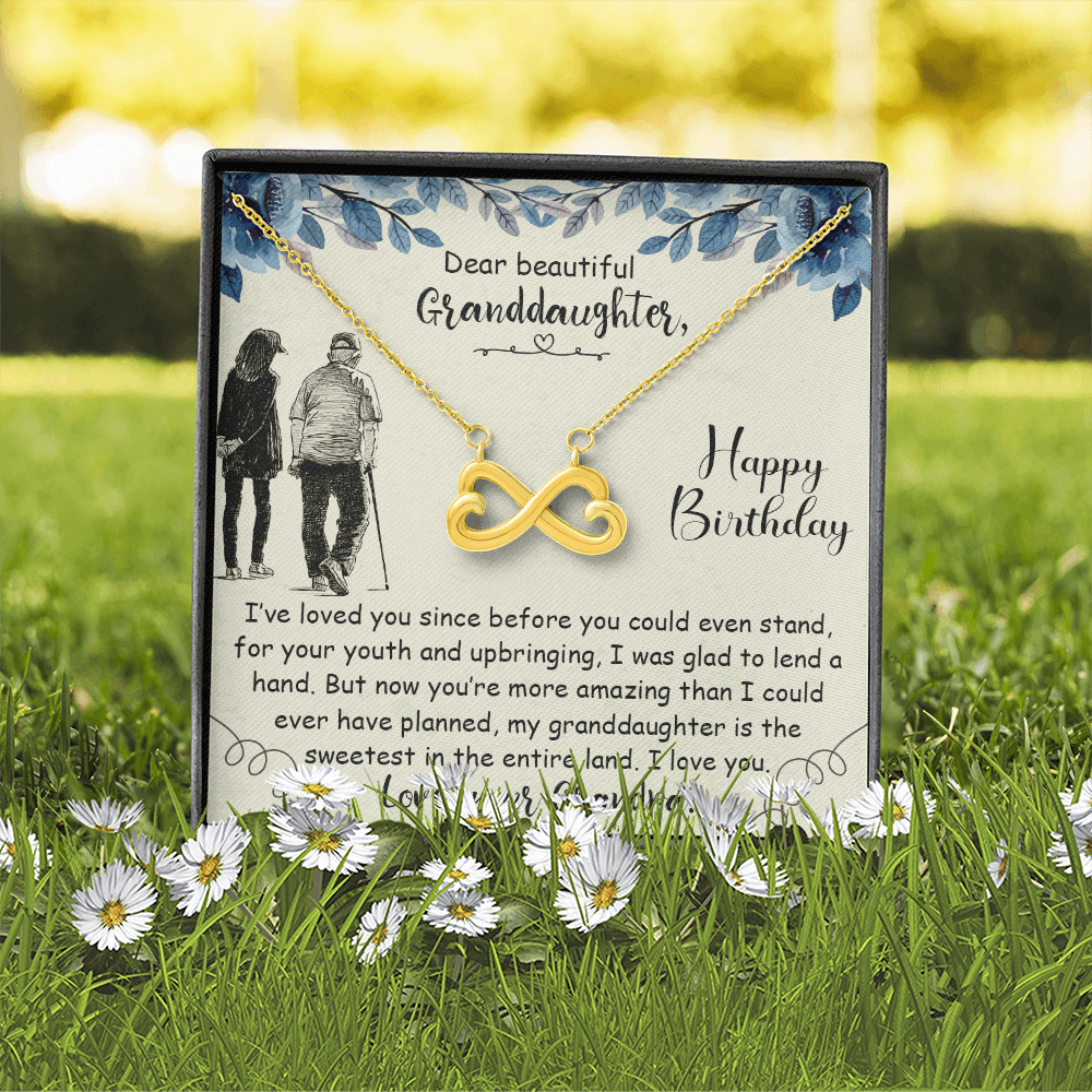 Dear Beautiful Granddaughter - Endless Love Necklace