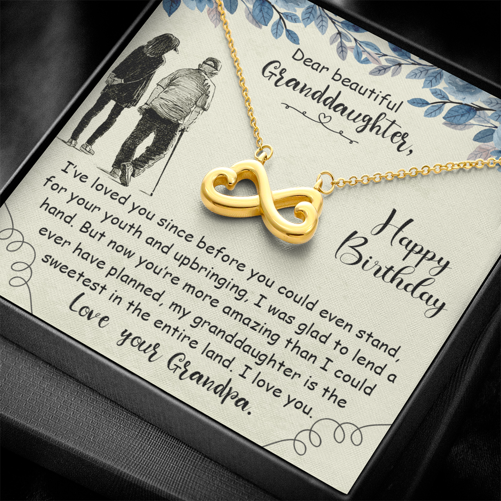Dear Beautiful Granddaughter - Endless Love Necklace