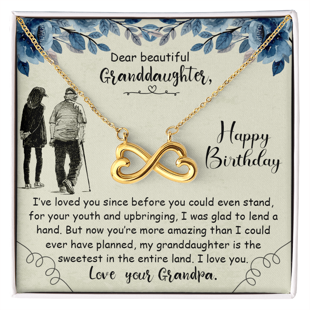 Dear Beautiful Granddaughter - Endless Love Necklace