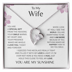 My Wife - You Are A Special Gift From Heaven - Forever Love Necklace             - FREE SHIPPING
