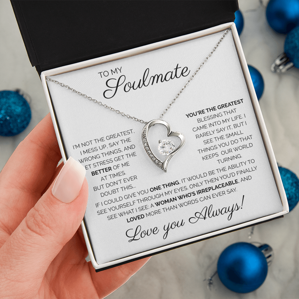 My Soulmate/ You're The Greatest/ Forever love Necklace