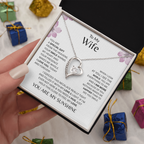 My Wife - You Are A Special Gift From Heaven - Forever Love Necklace             - FREE SHIPPING