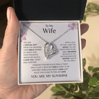 My Wife - You Are A Special Gift From Heaven - Forever Love Necklace             - FREE SHIPPING