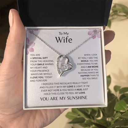 My Wife/ You Are A Special Gift From Heaven/ Forever Love Necklace