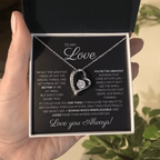 To My Love/ You're the Greatest/ Forever Love Necklace