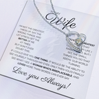 To My Wife/ You're The Greatest/ Forever Love Necklace