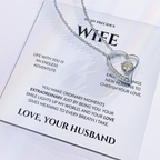To My Precious Wife - You Make Ordinary Moments Extraordinary - Forever Love Necklace