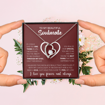 To My Beautiful Soulmate-Forever Love Necklace