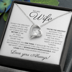 To My Wife/ You're The Greatest/ Forever Love Necklace
