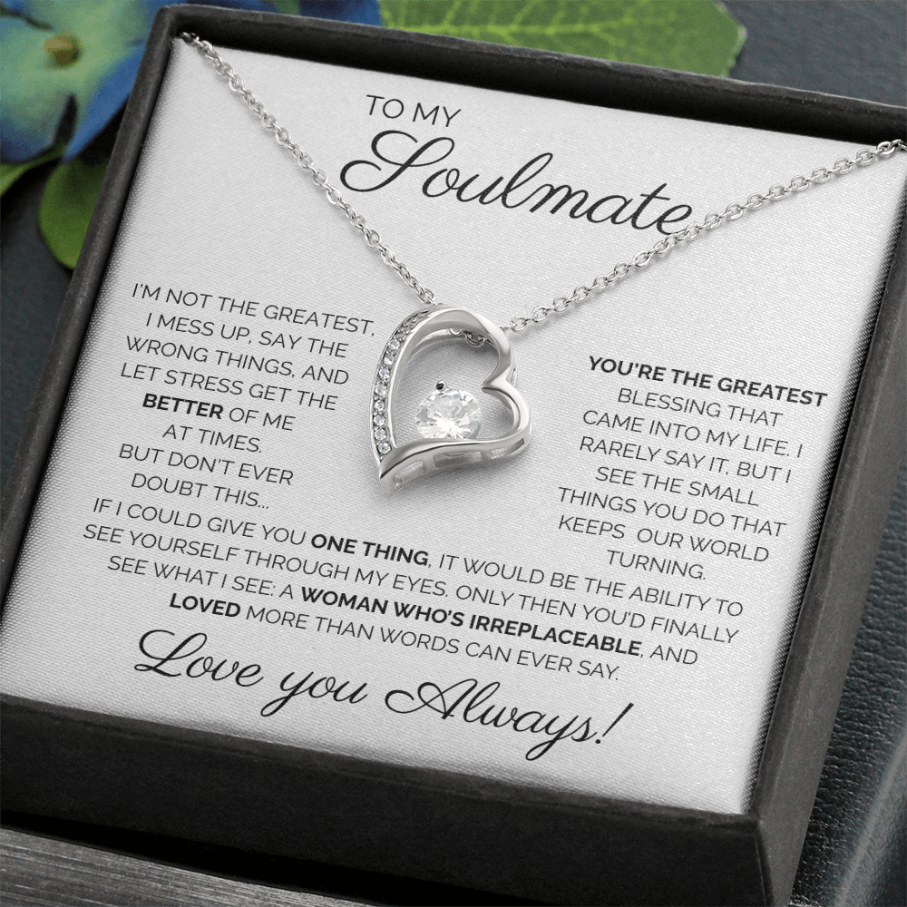 My Soulmate/ You're The Greatest/ Forever love Necklace