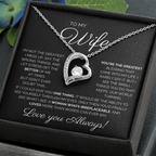 My Wife/You're the Greatest/Forever Love Necklace