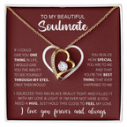 To My Beautiful Soulmate-Forever Love Necklace